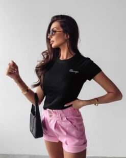 Alternative view of OLAVOGA Women’s Cotton T-Shirt – Short Sleeve, Minimalist Logo