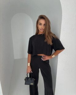 Premium Two-Piece Set with Padded-Shoulder